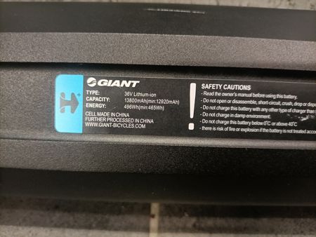 Giant Energypak 500, smart integrated