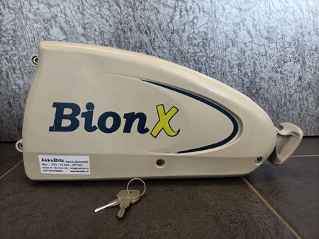 BionX 37V,  Neu aufbereiteter Akku im Austausch !